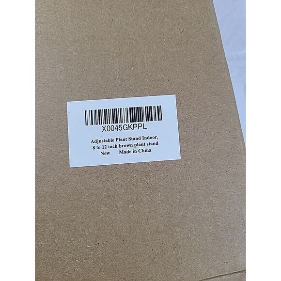 Adjustable Plant Stand Bamboo Mid Century Modern Indoor Plants Stand - Picture 3 of 3